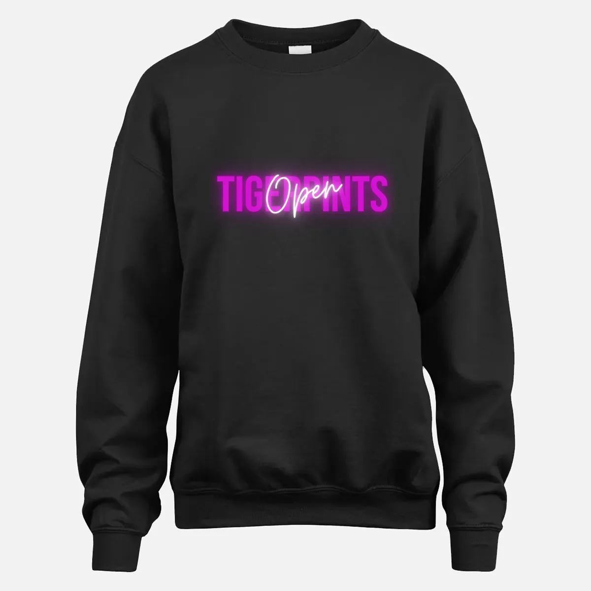 Open Tigerprints Sweatshirt - Black